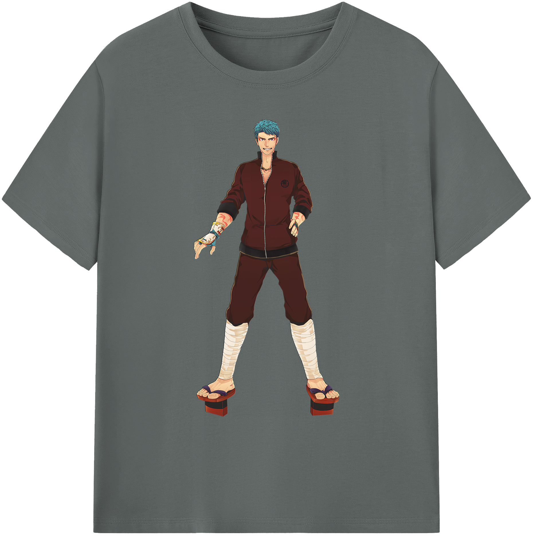 （画像用） 刀剣乱舞 Touken Ranbu 綿100％ メンズ半袖Tシャツ｜肌触りやわらか＆通気性